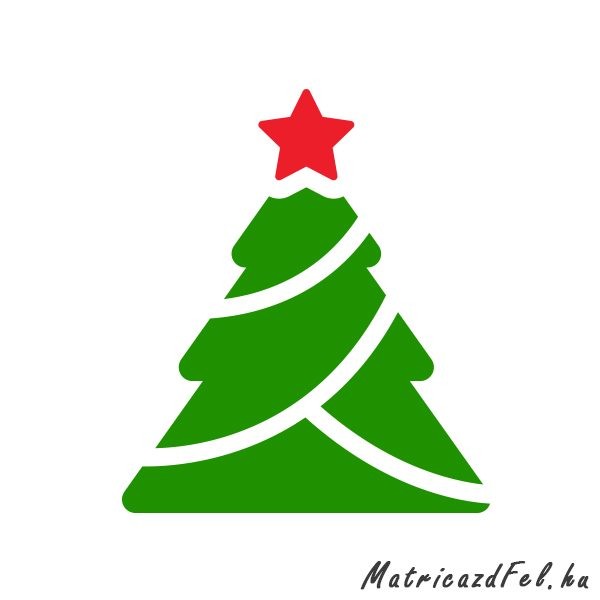 karácsonyfa-matrica