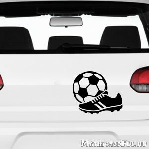 Focilabda és cipő matrica