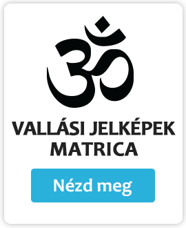 Vallási jelképek matrica kategória