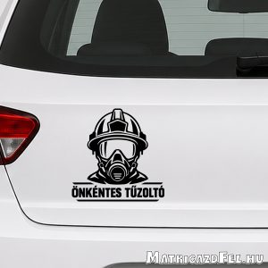 Önkéntes tűzoltó matrica