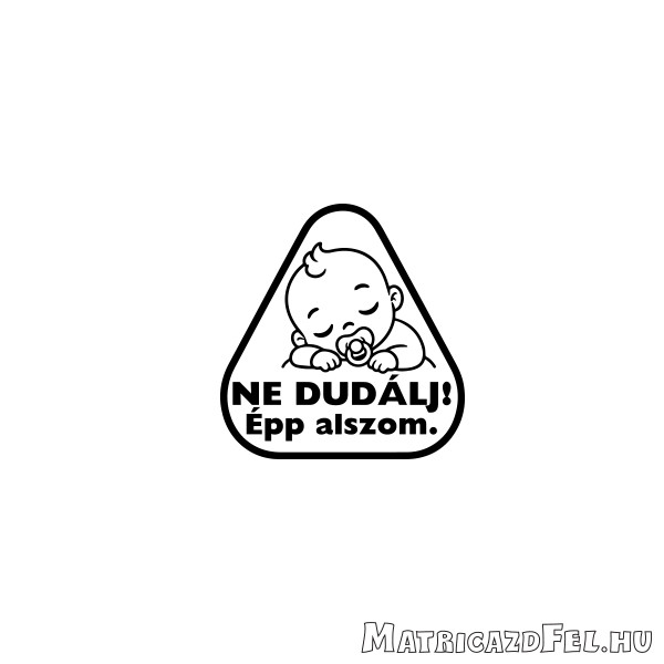 Ne dudálj éppen alszom matrica - Image 2