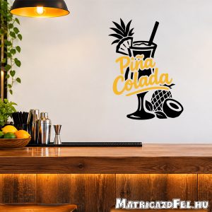 Pina colada koktél matrica