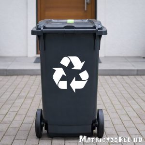 Szelektív kuka matrica